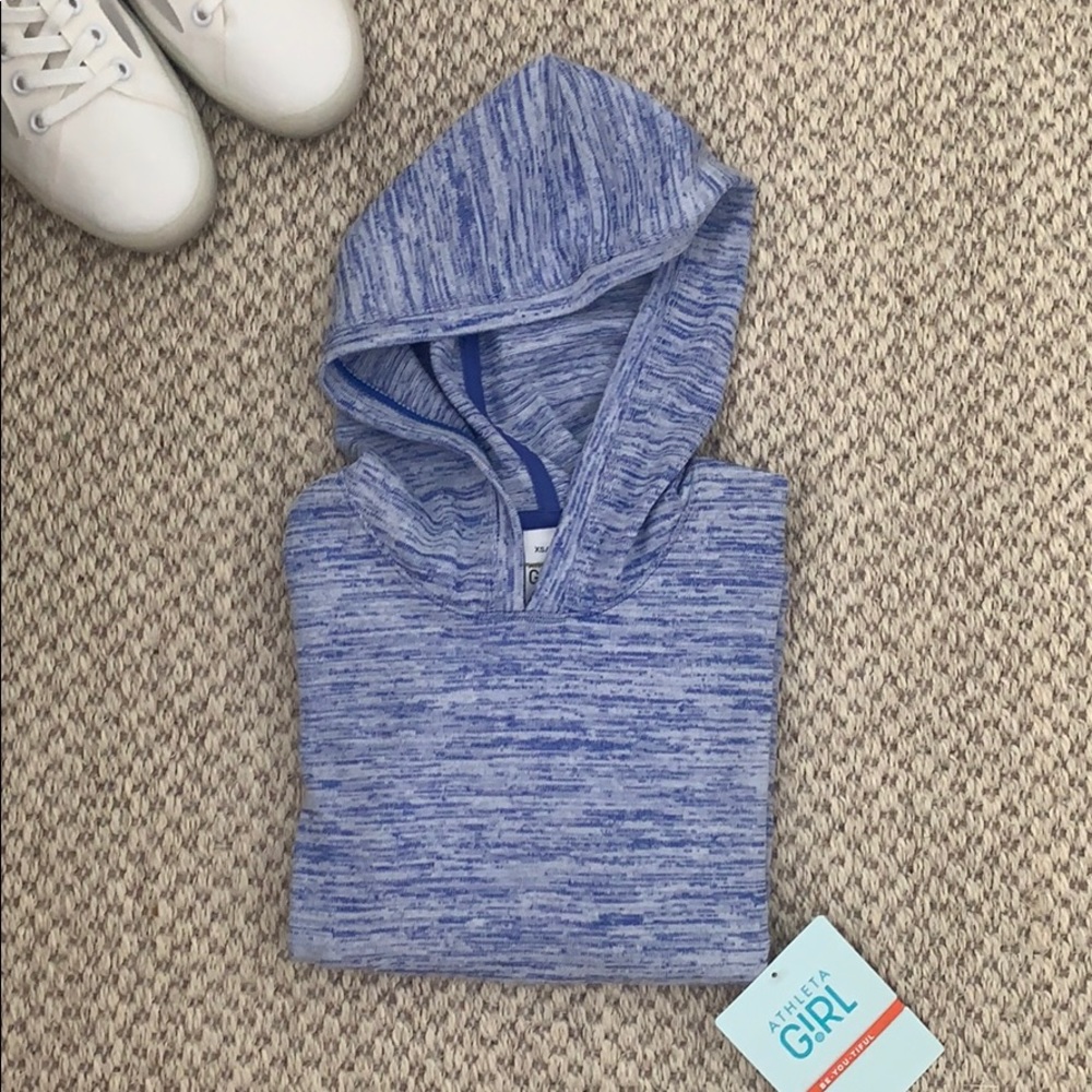 ATHLETA GIRL Kickin It Poncho Short Sleeve Hoodie